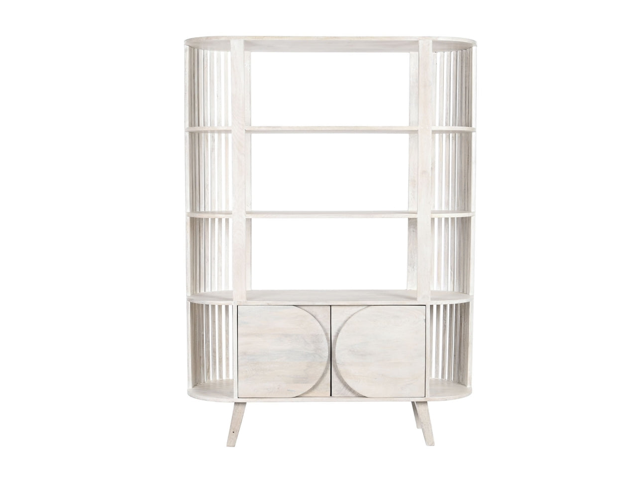 Libreria mango misura 116x40x160cm colore bianco