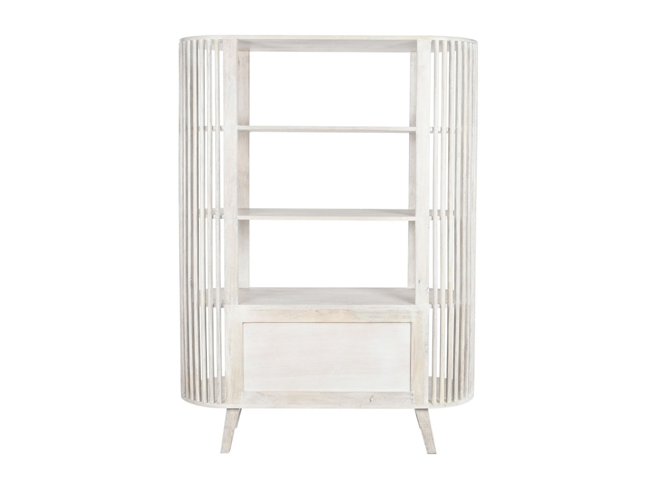Libreria mango misura 116x40x160cm colore bianco