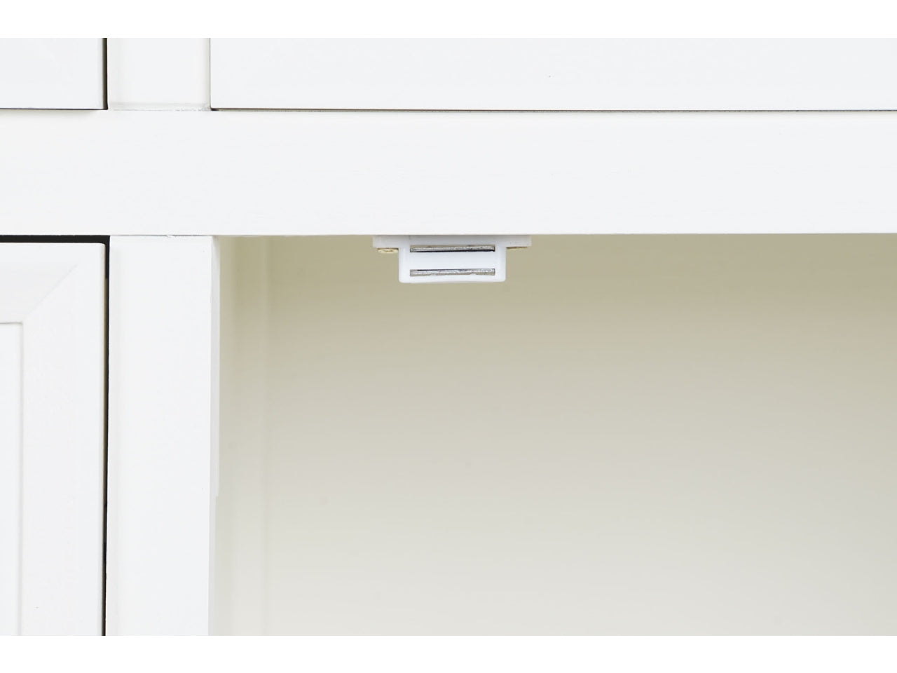 Buffet in paulownia misura 122x40x77cm con 6 cassetti colore beige