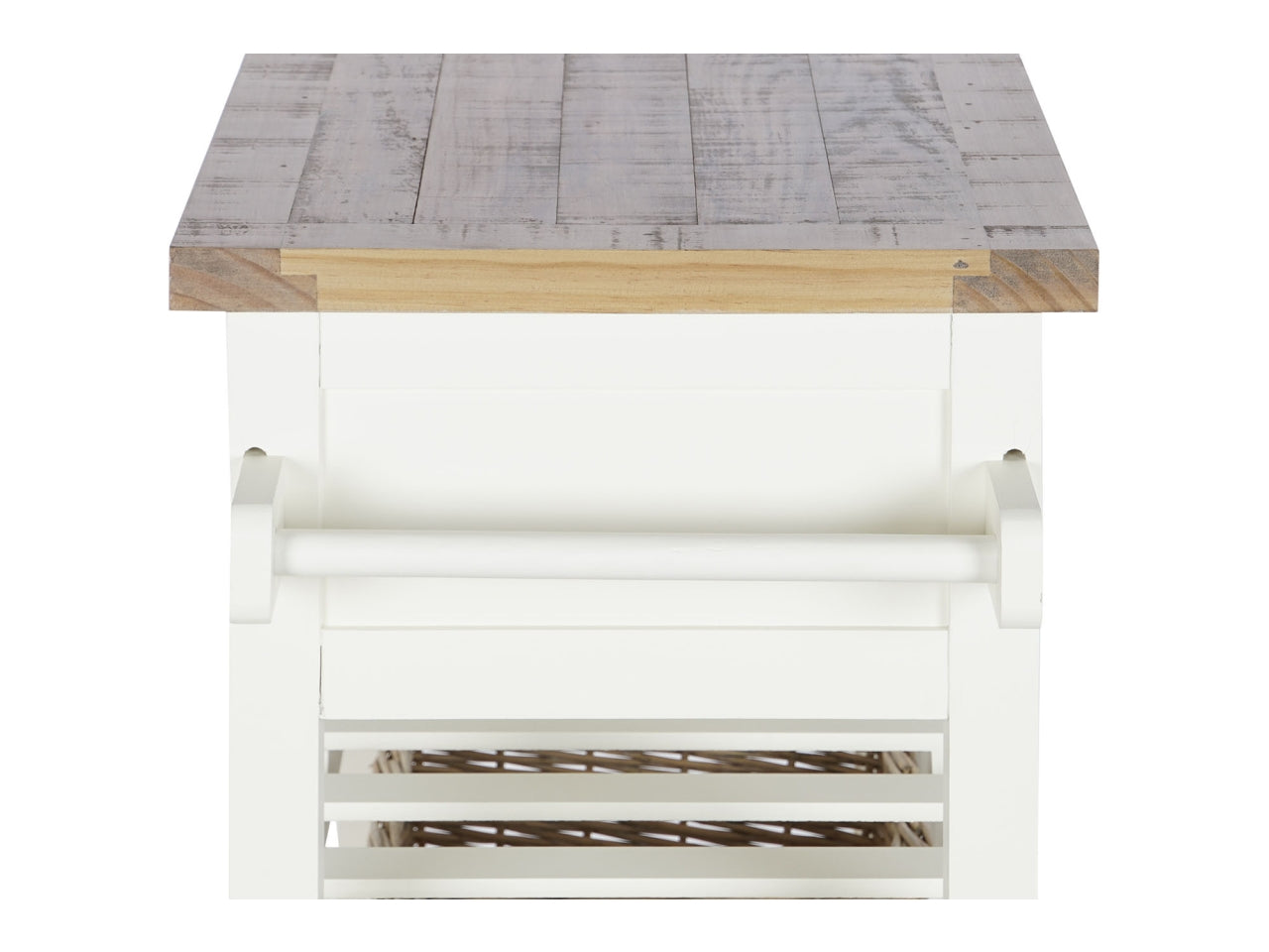 Console in paulownia misura 88x38x80cm con 2 cassetti e portabottiglie