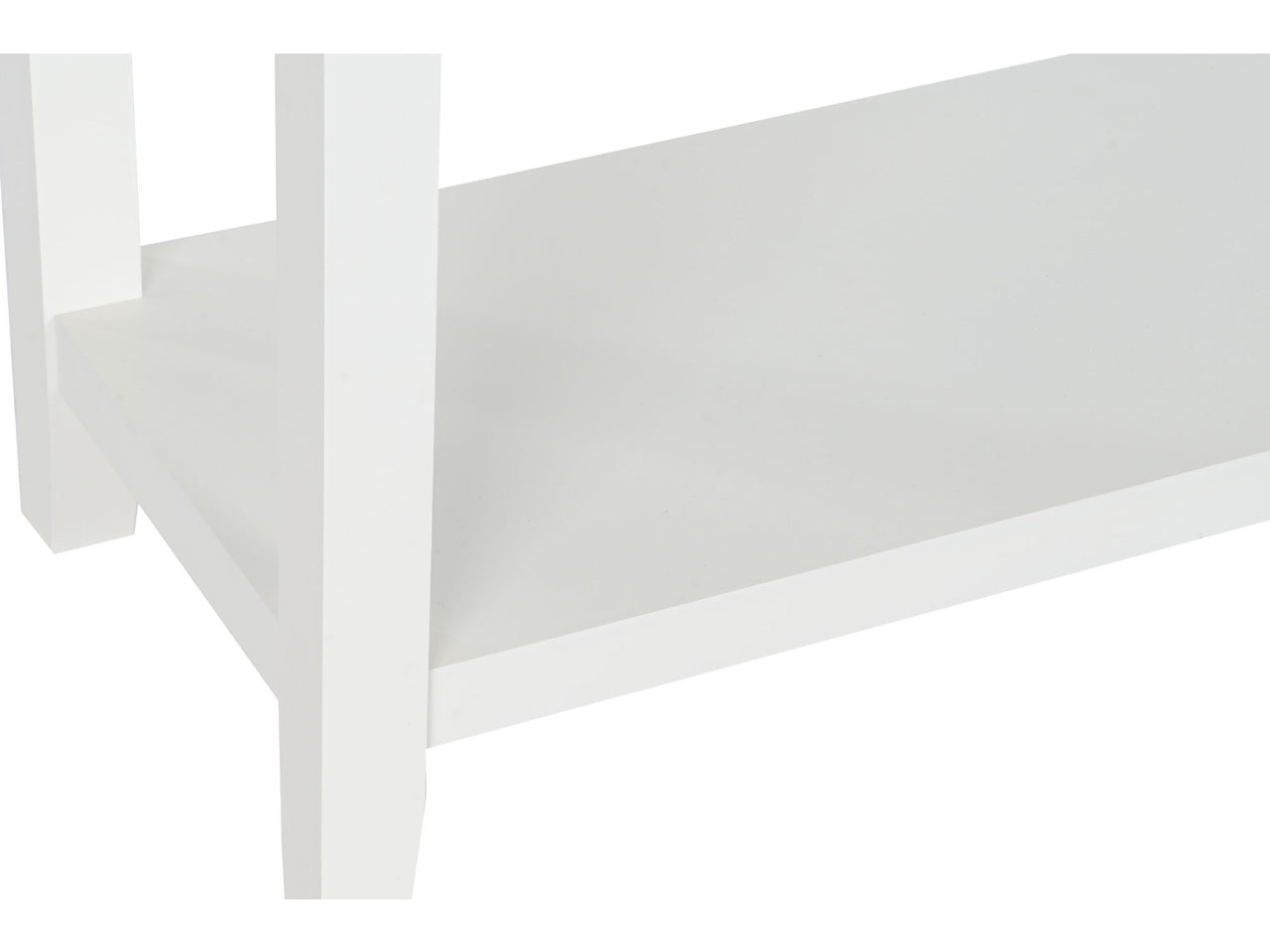 Console in paulownia misura 111,5x27,5x44,5cm con 2 cassetti colore beige