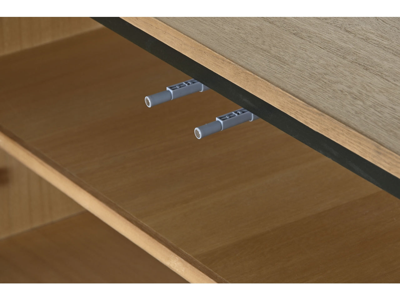 Mobile porta tv in paulownia e metallo misura 180x40x55cm colore naturale