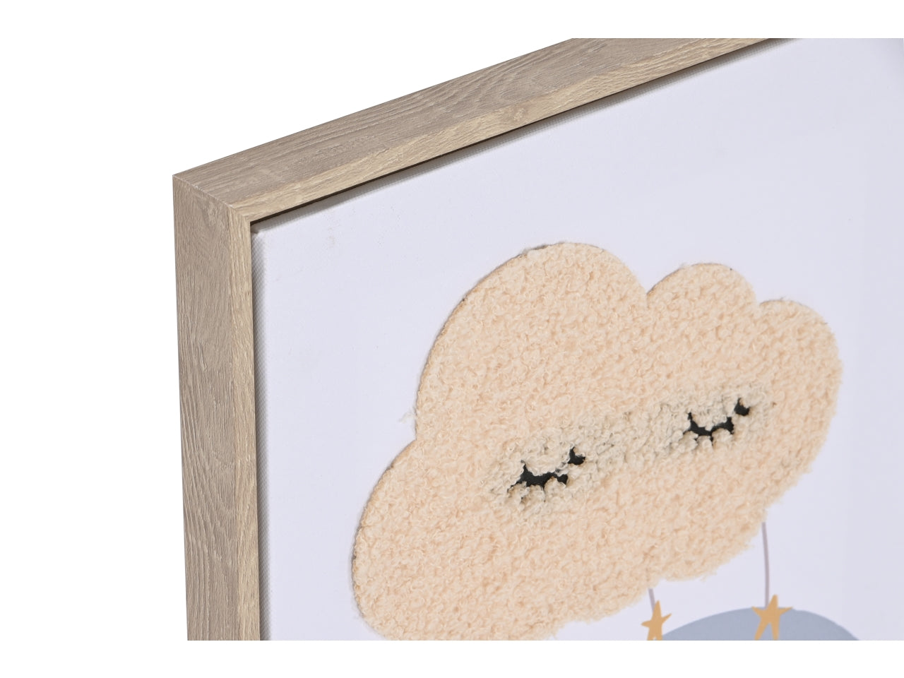 Quadro in tela e poliestere misura 30x2,5x40cm pianeta 3d in 4 modelli assortiti