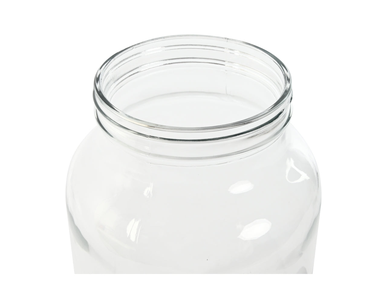 Dispenser per bibite in cristallo e metallo misura 21x21x37cm capacita' 5,5l