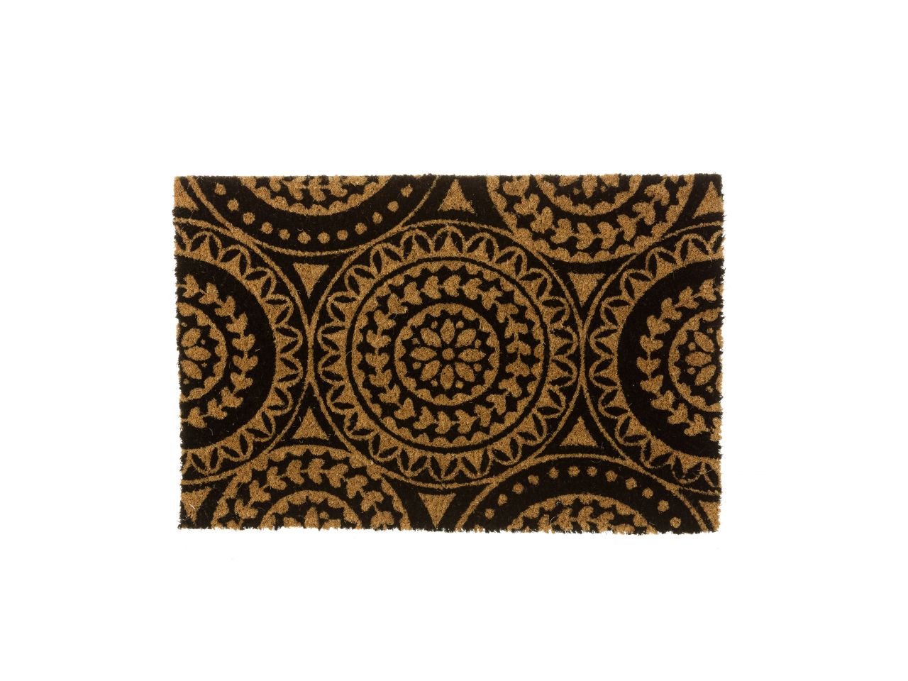 Zerbino mandala in fibra di cocco misura 60x40x1,50cm