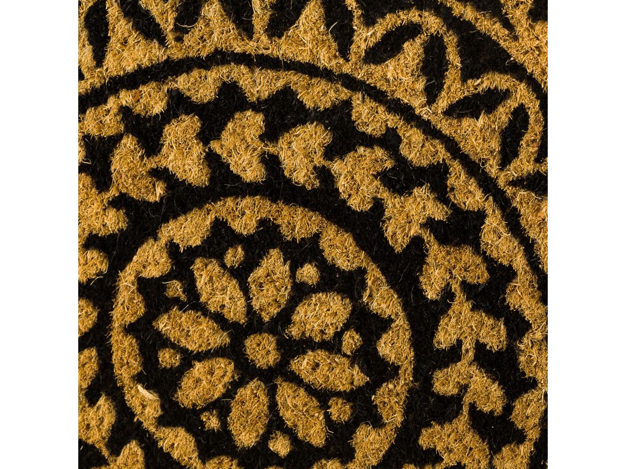 Zerbino mandala in fibra di cocco misura 60x40x1,50cm