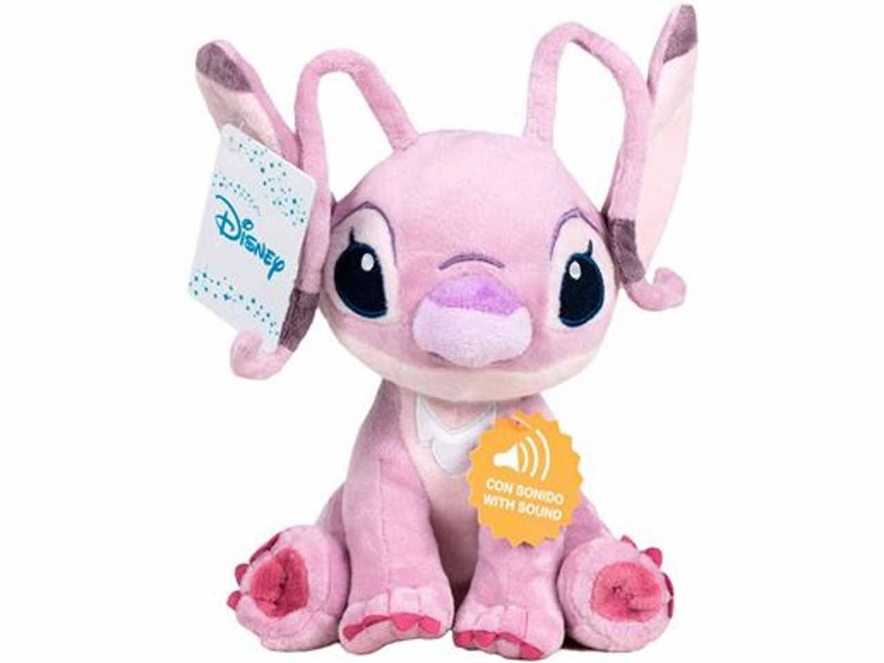 Peluche angel stitch con suono 30cm