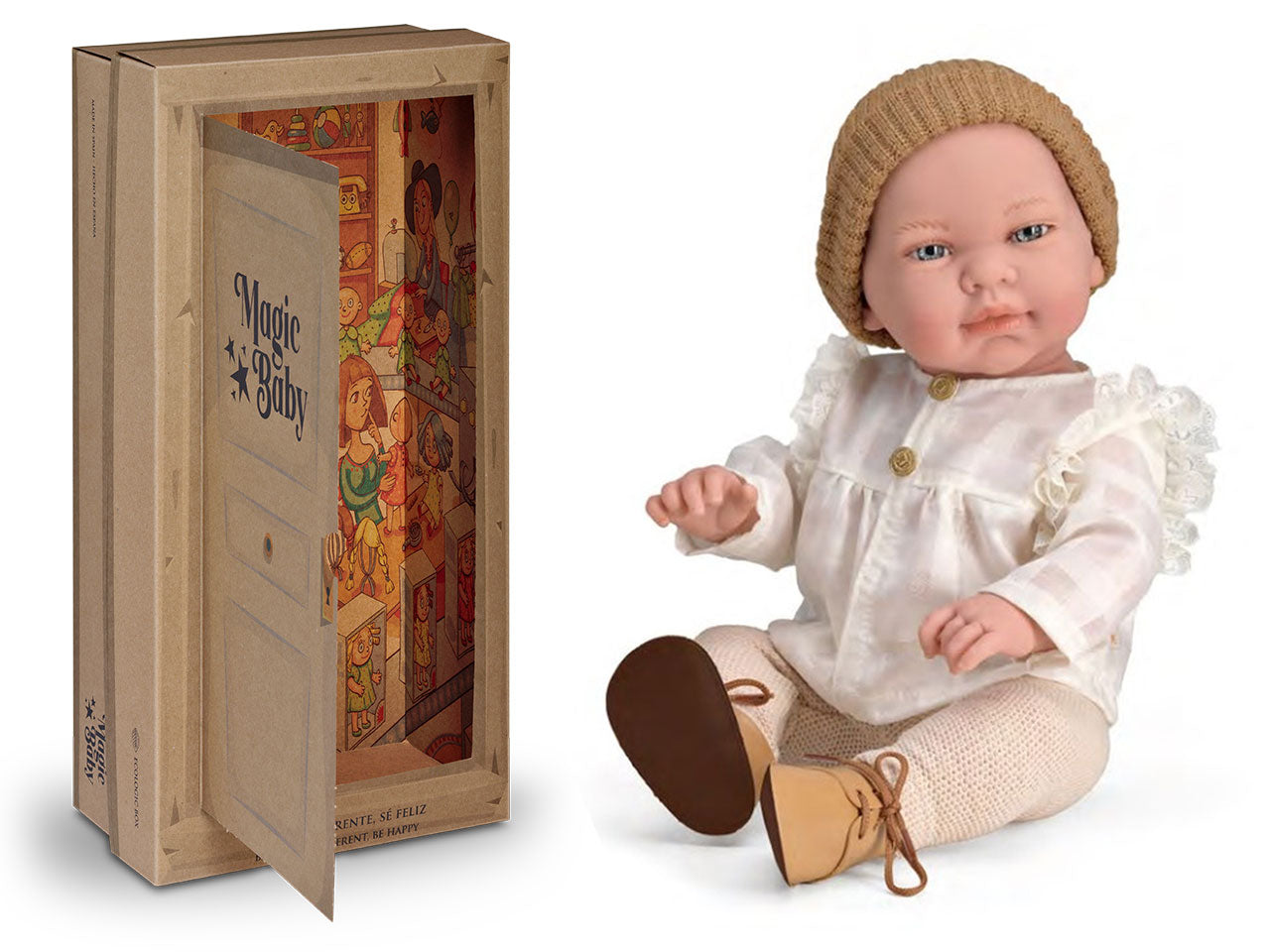 Bambola marina 47cm camicietta bianca