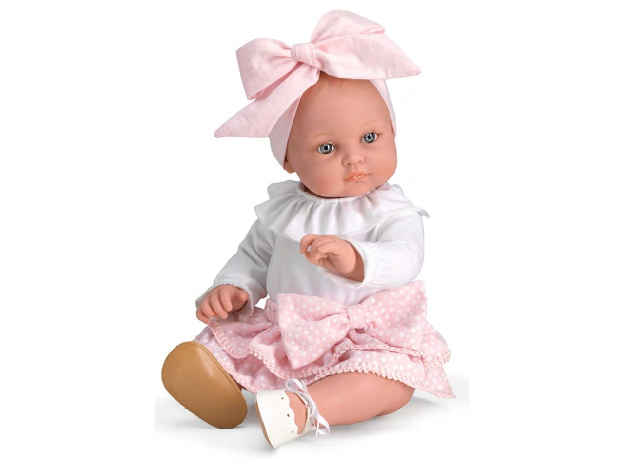 Bambola alicia con fiocchetto rosa 47cm
