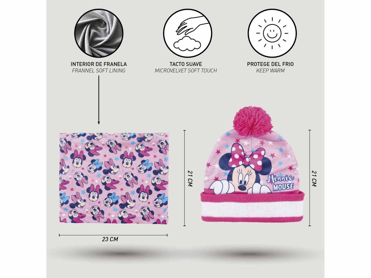 Minnie cappello+scaldacollo+guanti 2200007937
