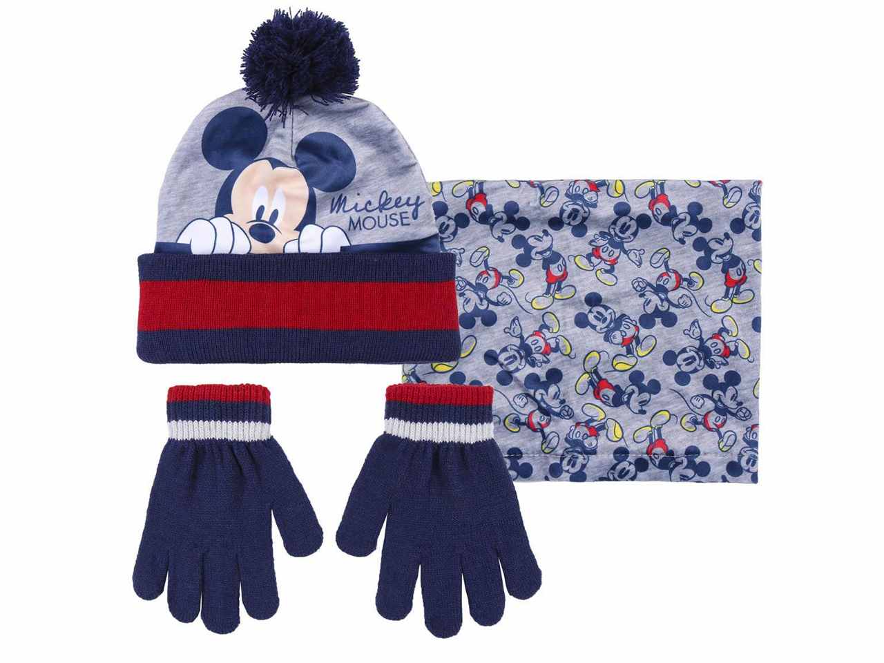 Mickey set cappello+guanti+scaldacollo 2200007991