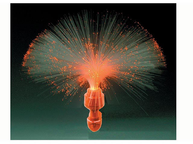 Night light fibre ottiche rossa 049340