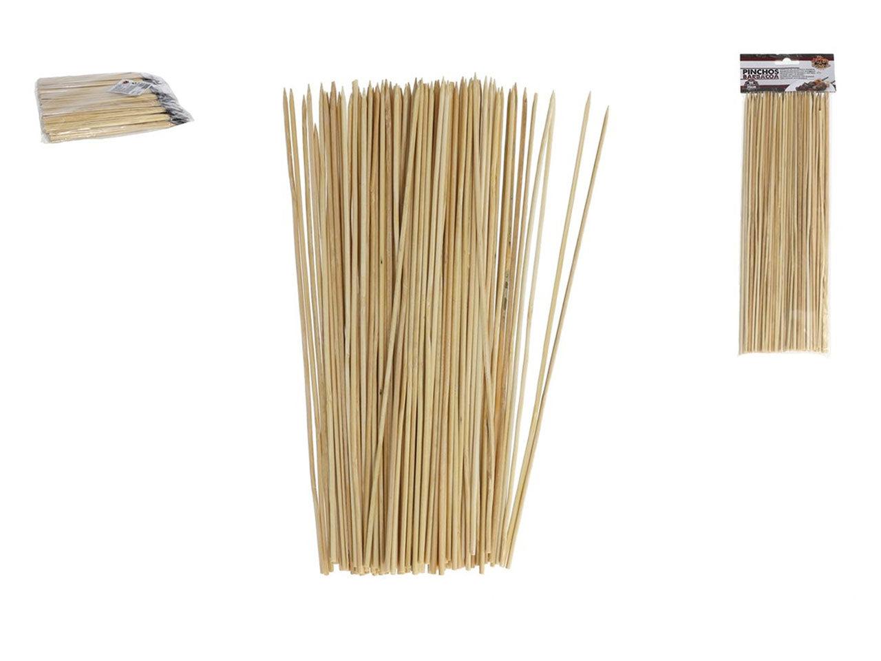 Spiedo grill di bambù x100 - 25cm