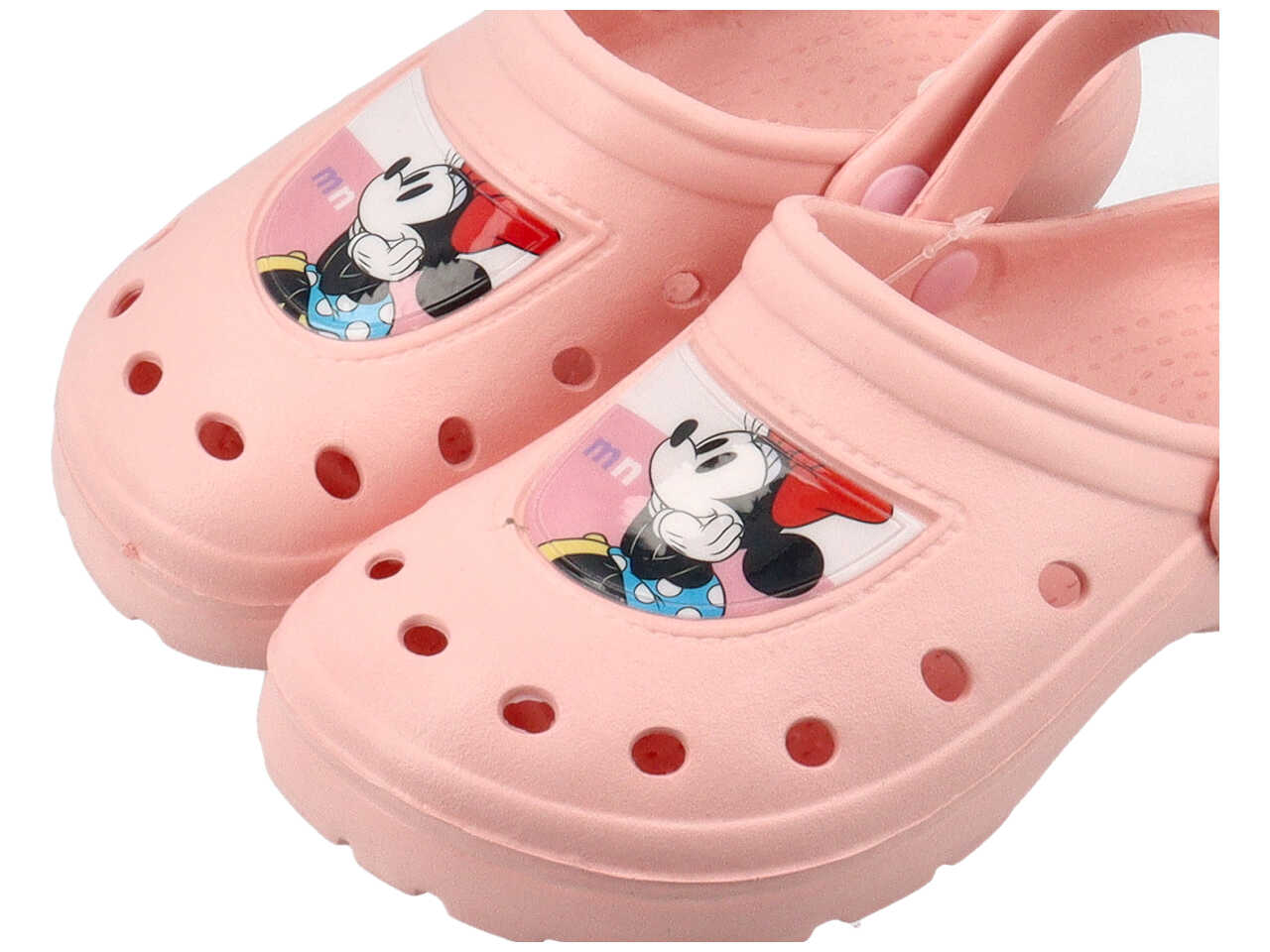 Ciabatte in gomma con fori minnie