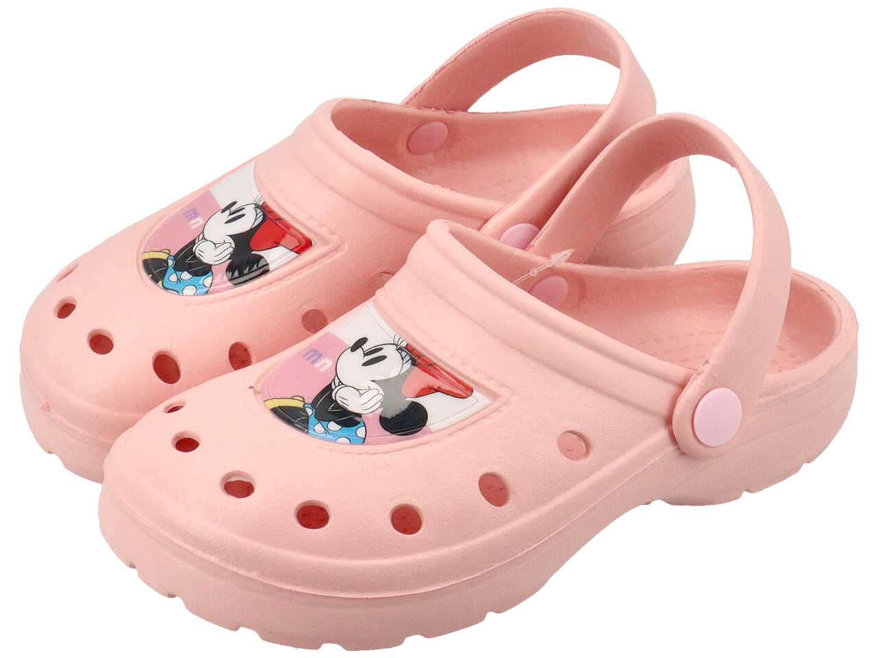 Ciabatte in gomma con fori minnie