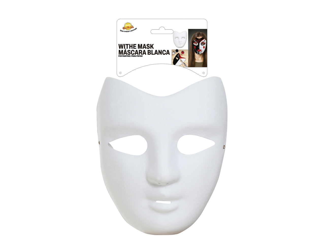 Maschera bianca da dipingere
