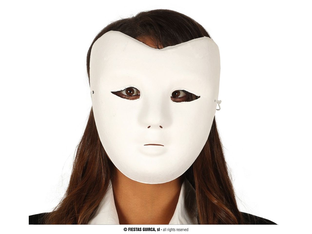 Maschera bianca da dipingere