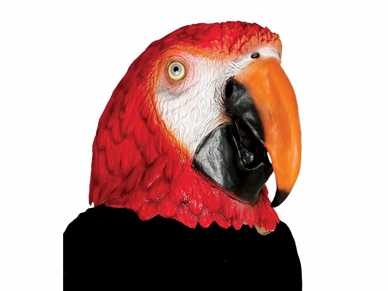 Maschera da adulti pappagallo in gomma