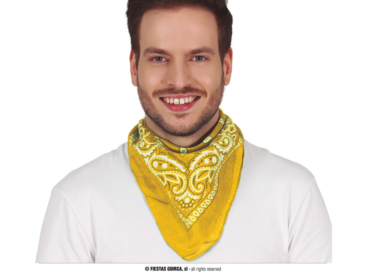 Foulard da cowboy giallo