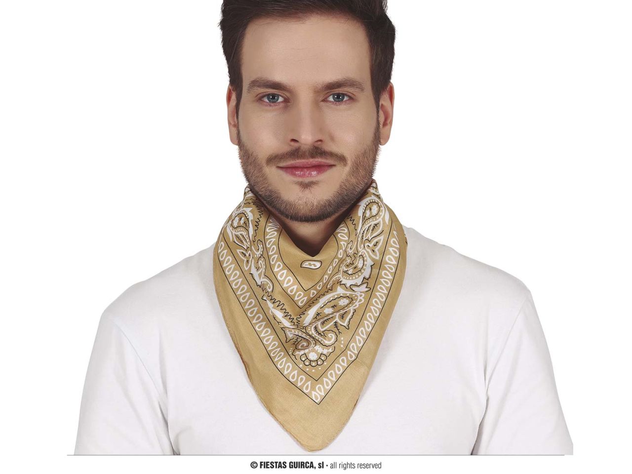 Bandana da cow boy beige