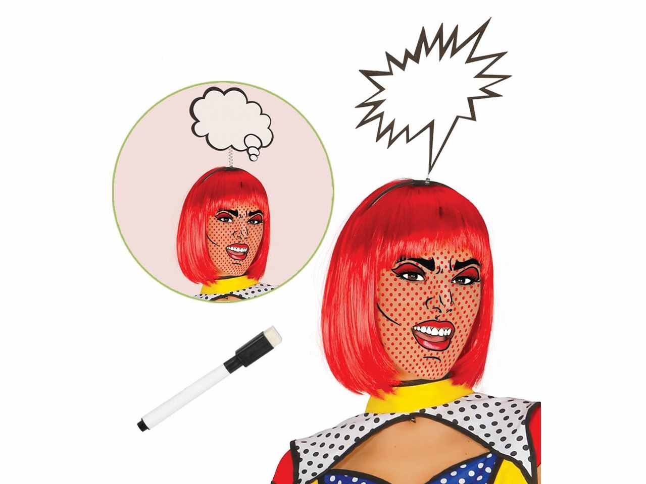 Cerchietto nuvoletta ballon effetto fumetto