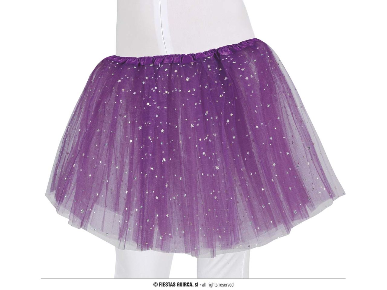 Tutu con stelline colore lilla 30cm