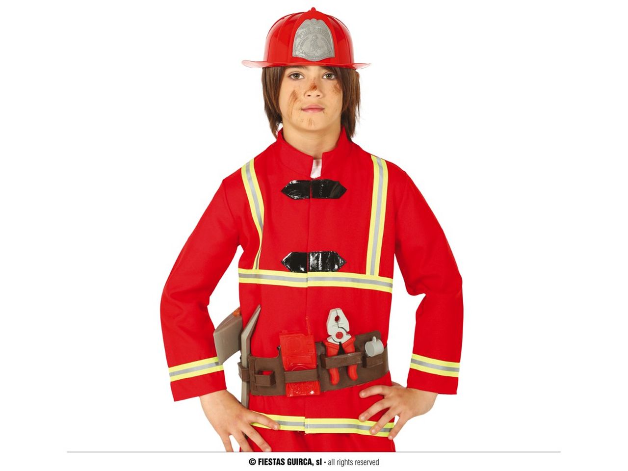 Cintura da pompiere con casco