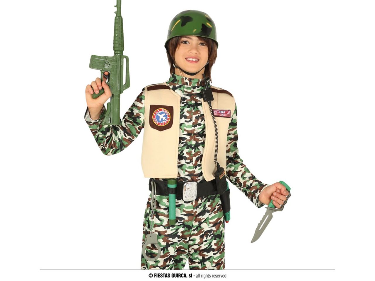 Cinturone militare con casco