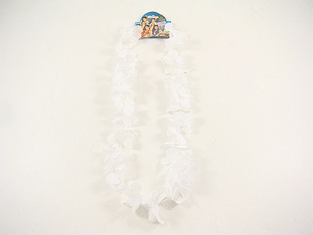Collana hawaiana colore bianco
