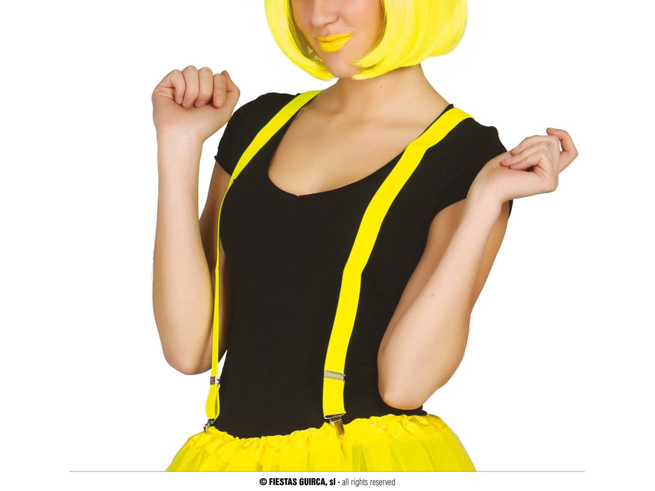 Bretelle colore giallo fluo