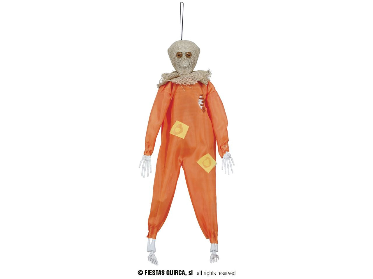 Scheletro pagliaccio sospeso 40cm