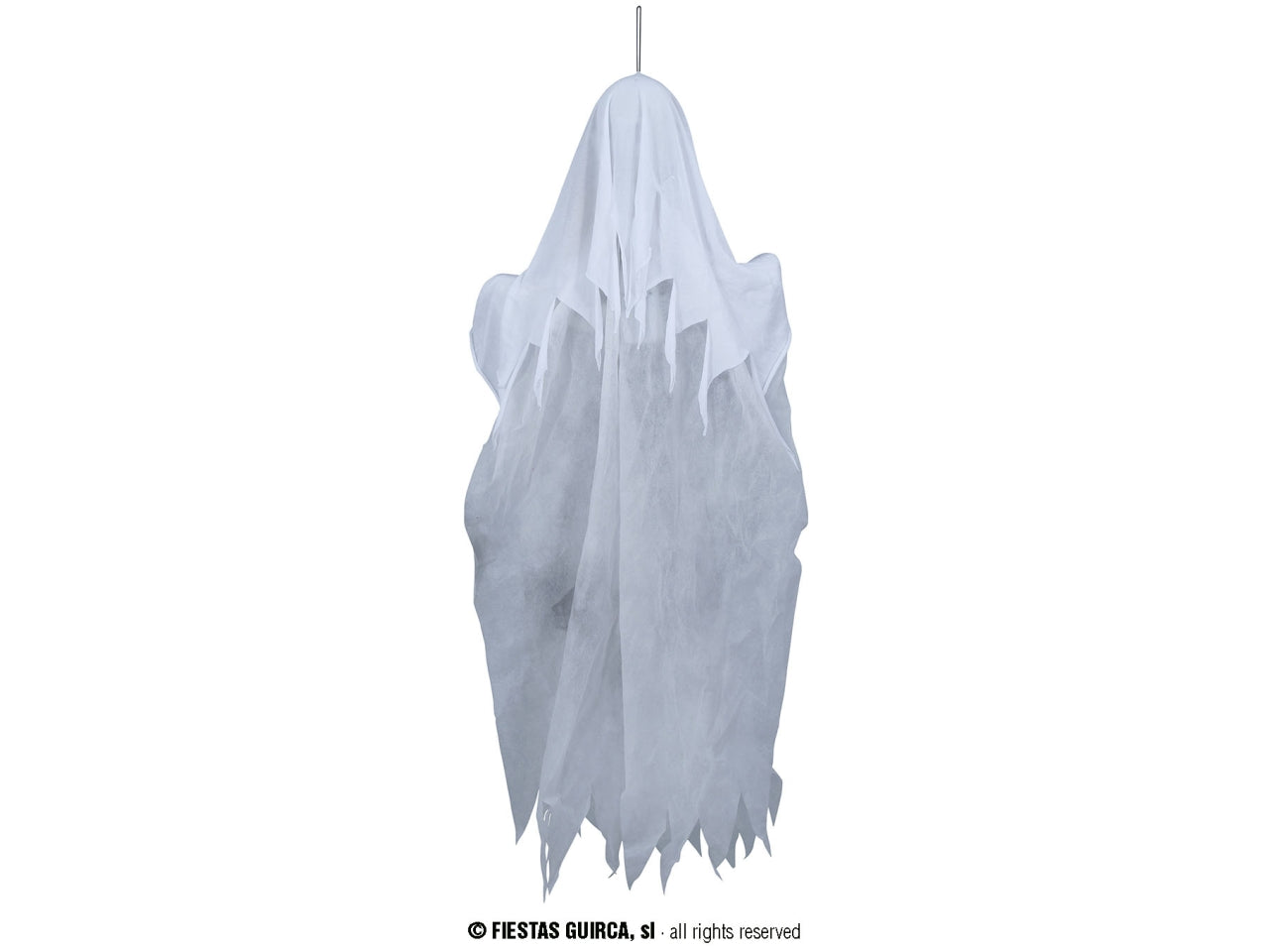 Donna fantasma appesa 100cm con luce, suono e movimento