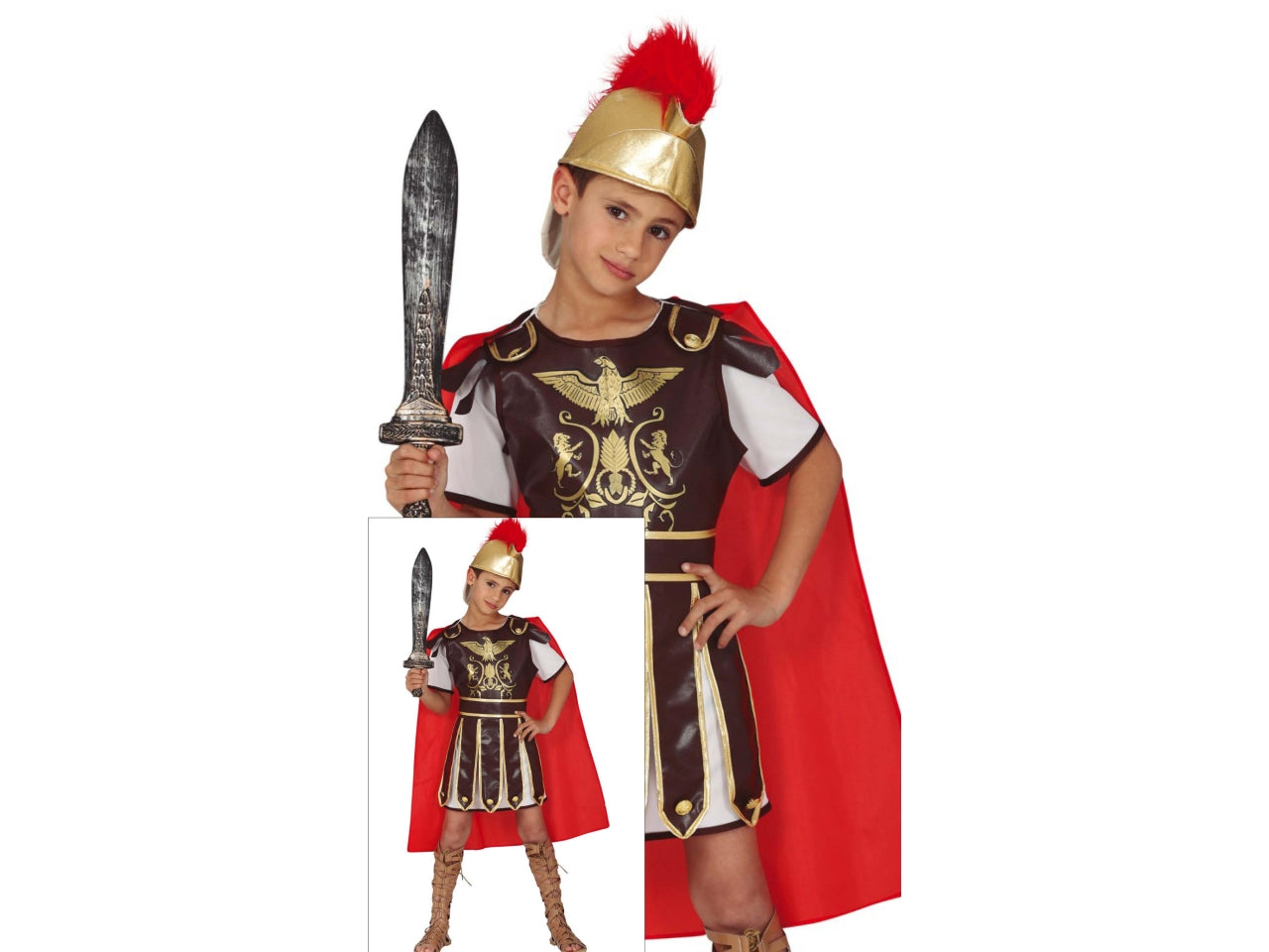 Costume gladiatore 7/9 anni