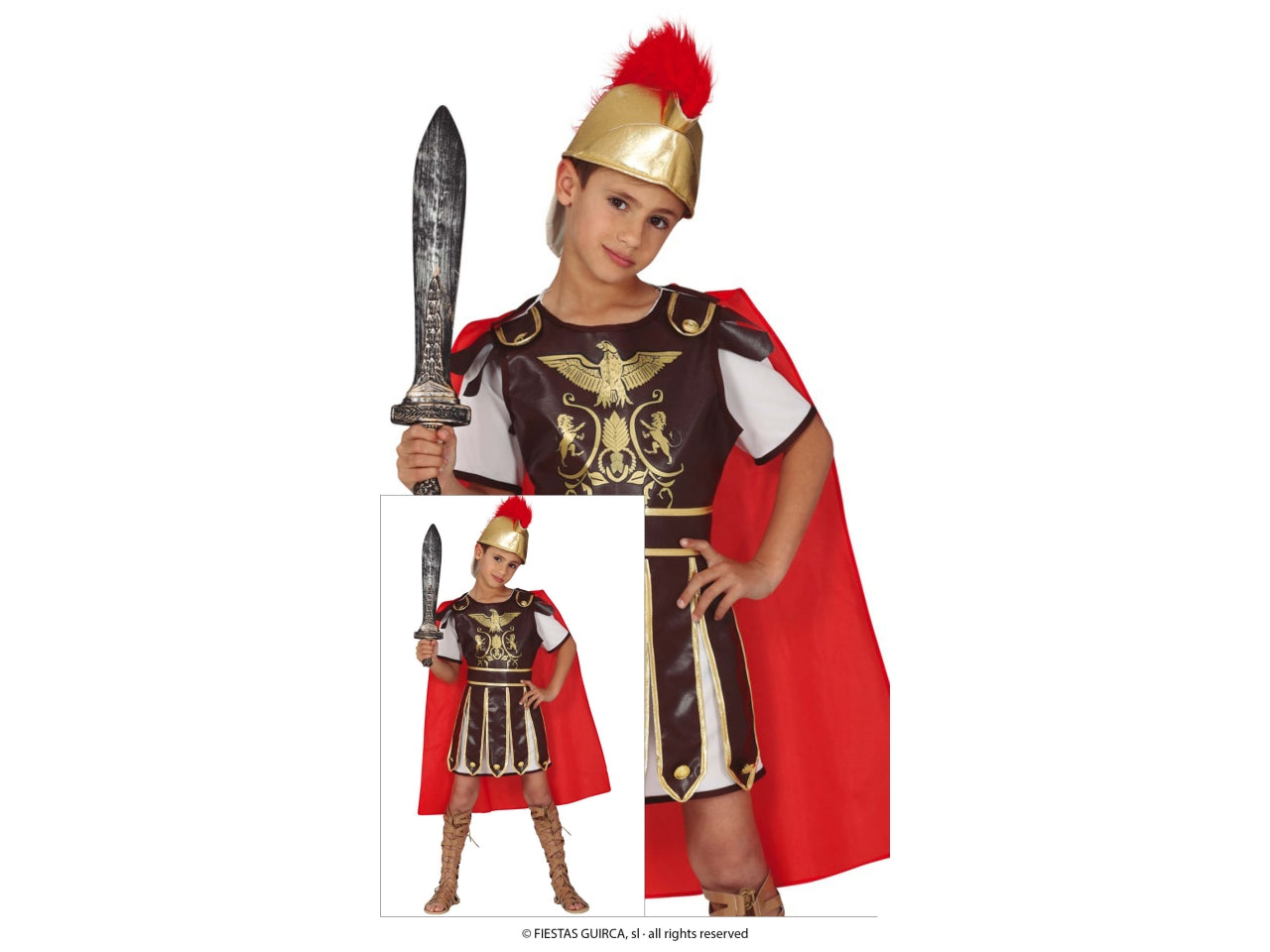 Costume gladiatore 10/12 anni