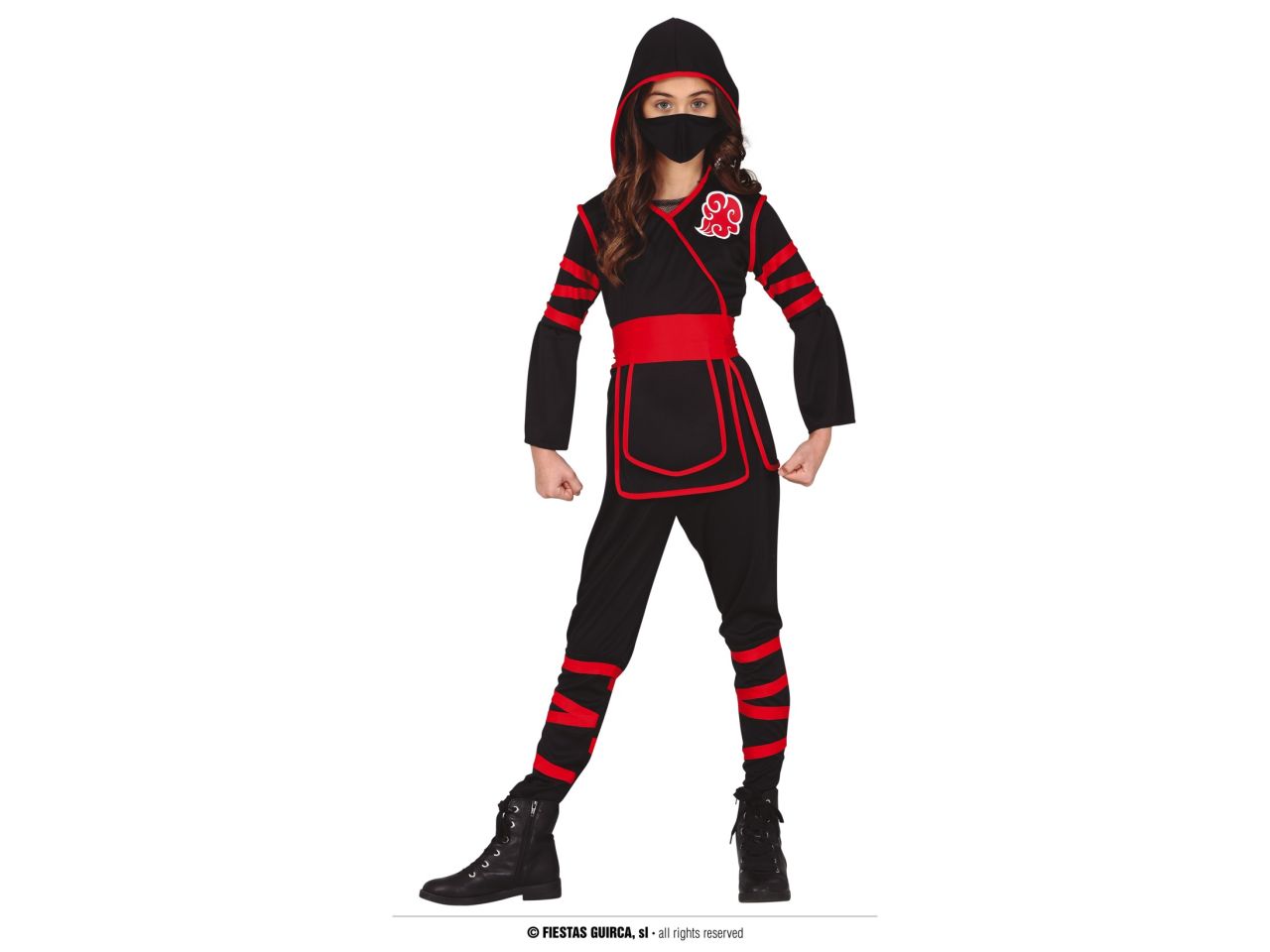 Costume da ninja da bambino taglia 7-9 anni