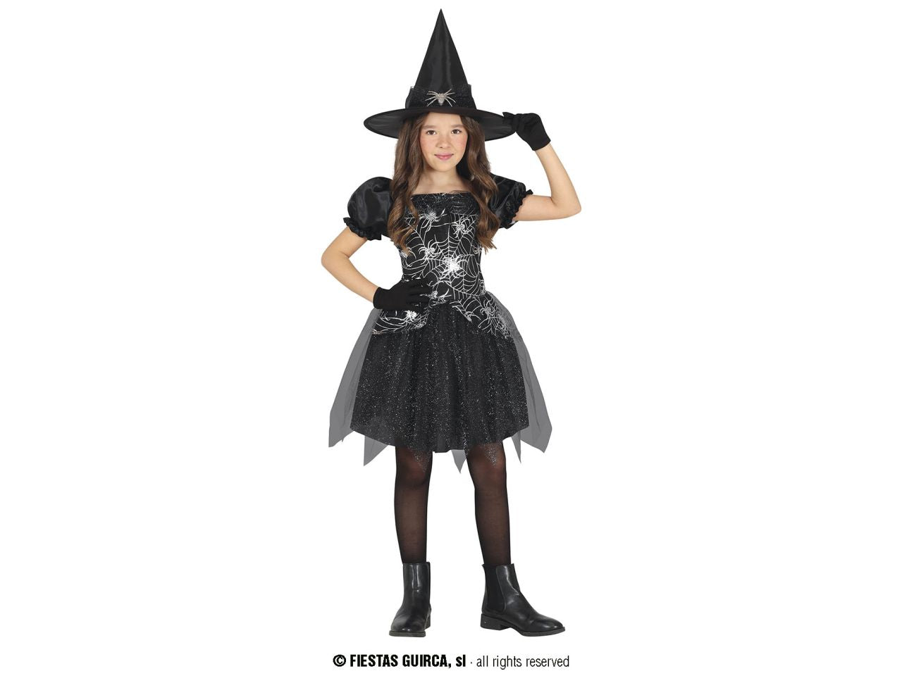 Costume bambina strega d'argento taglia 10-12 anni