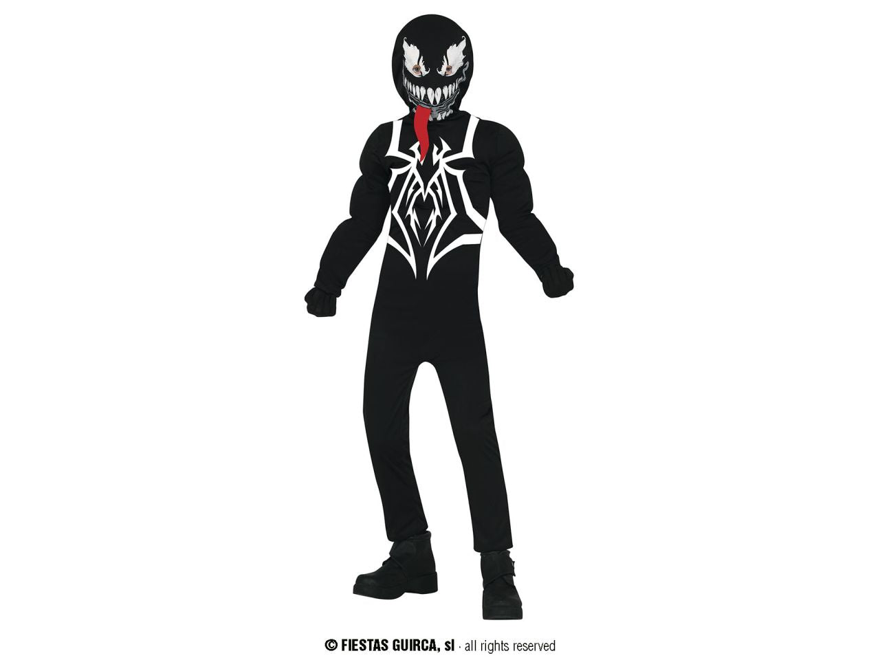 Costume bambino eroe creepy taglia 5-6 anni