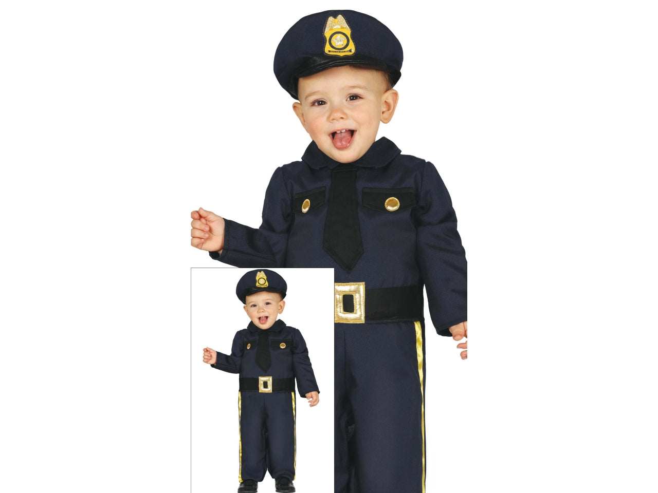Costume policia toddler 2-3 anni