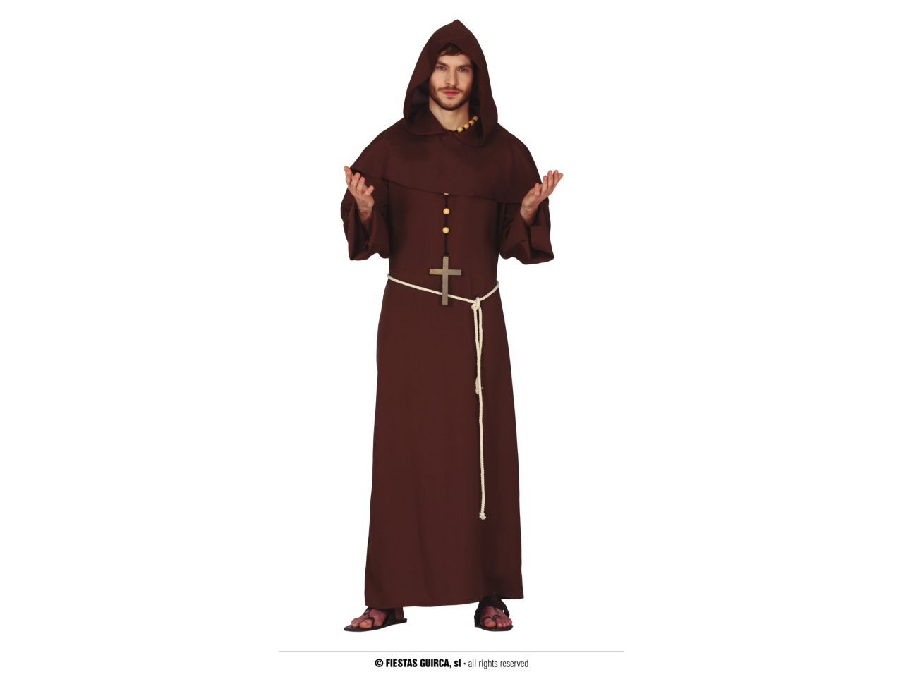 Costume da monaco da adulto taglia 48-50