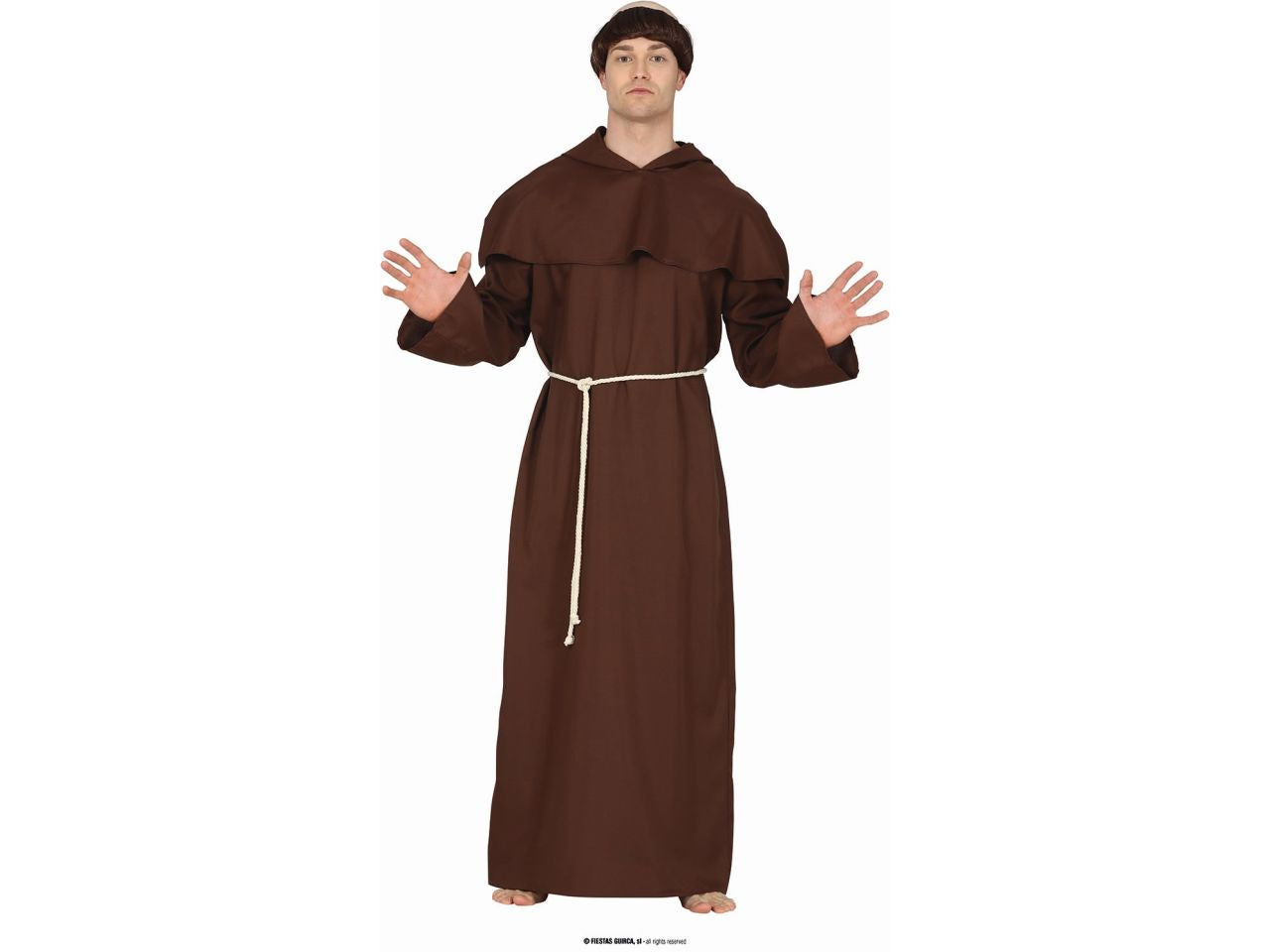 Costume da monaco da adulto taglia 48-50