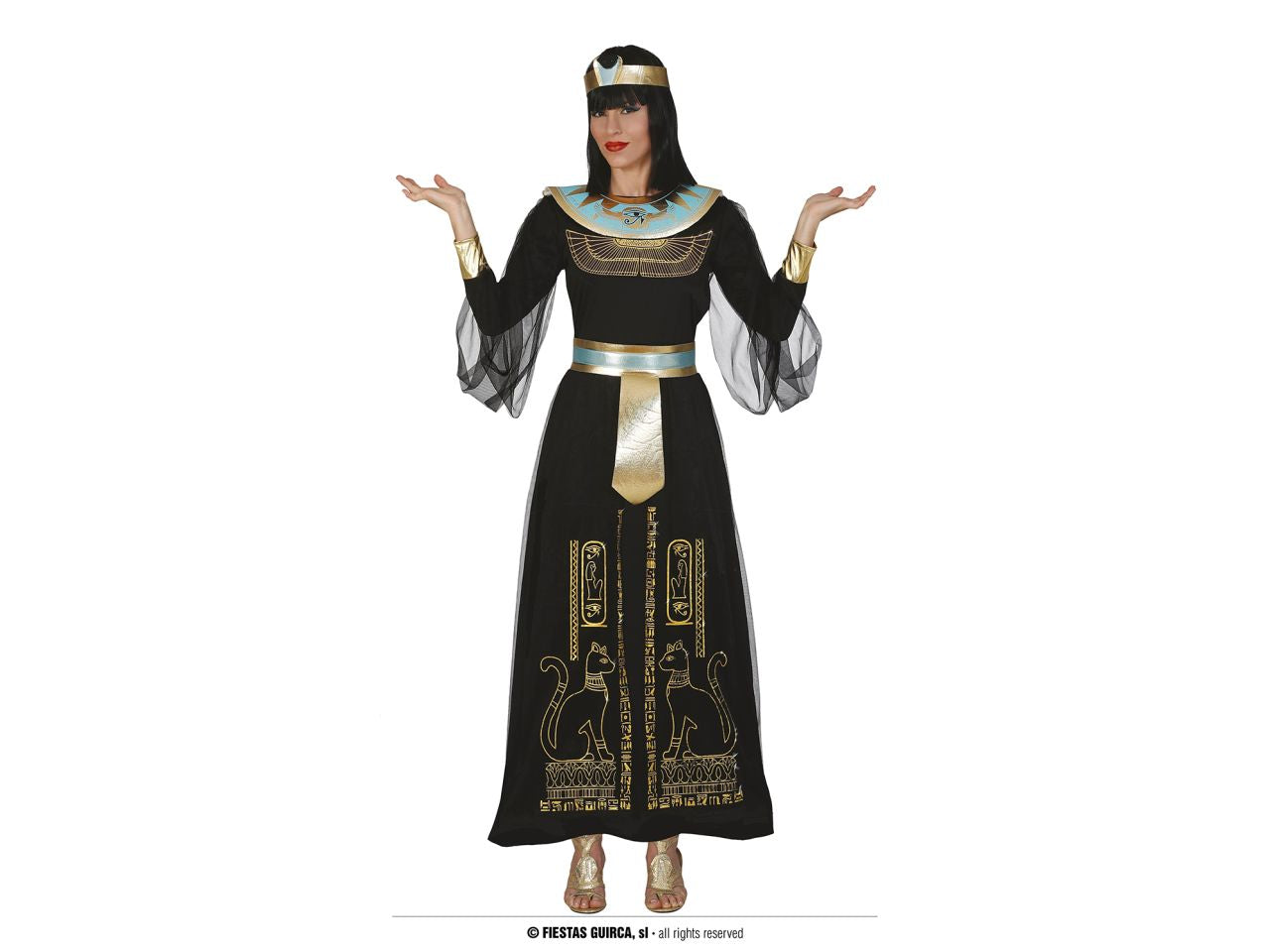 Costume da egiziana da adulta taglia 38-40