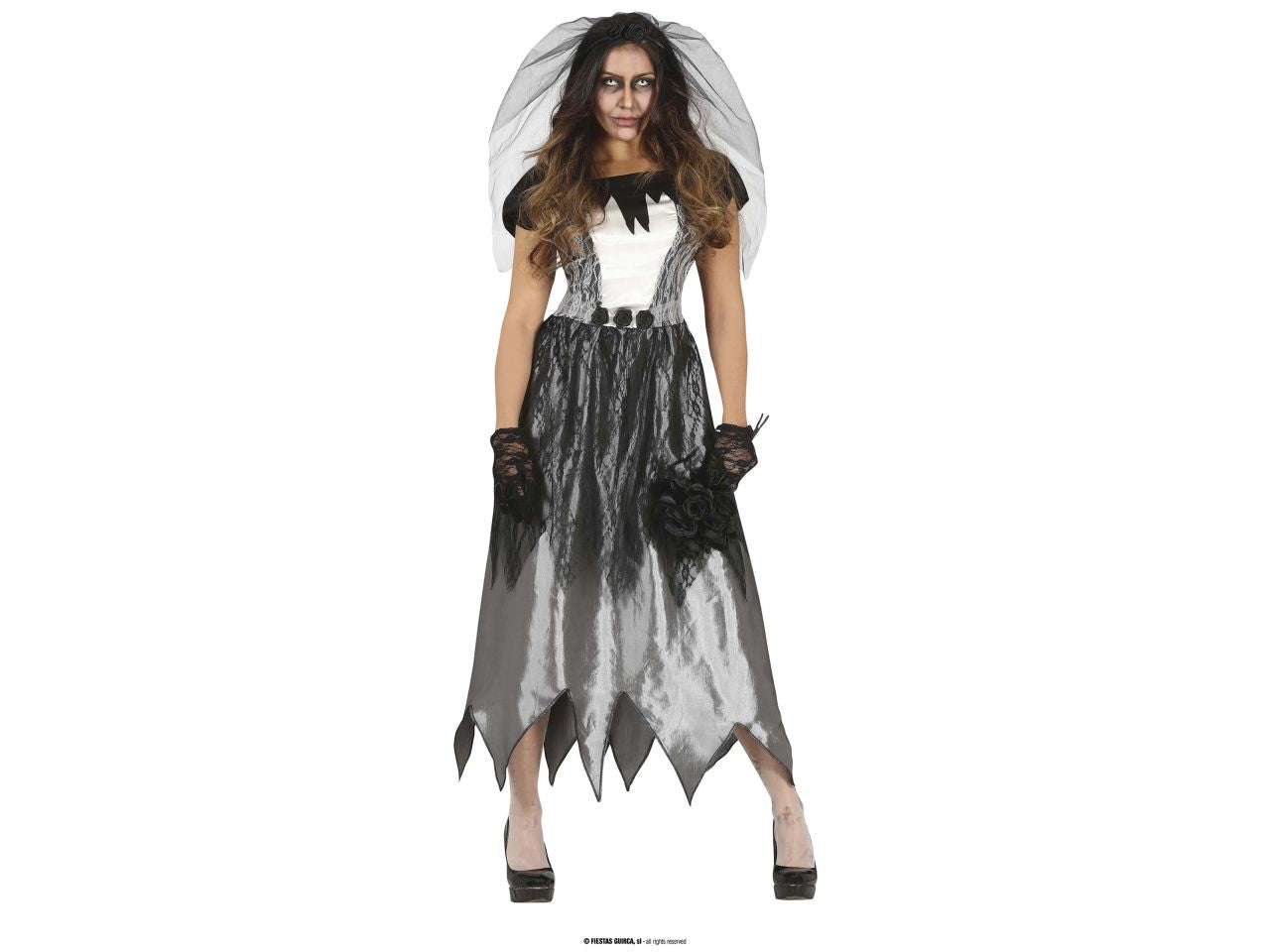 Costume donna sposa fantasma taglia 42-44