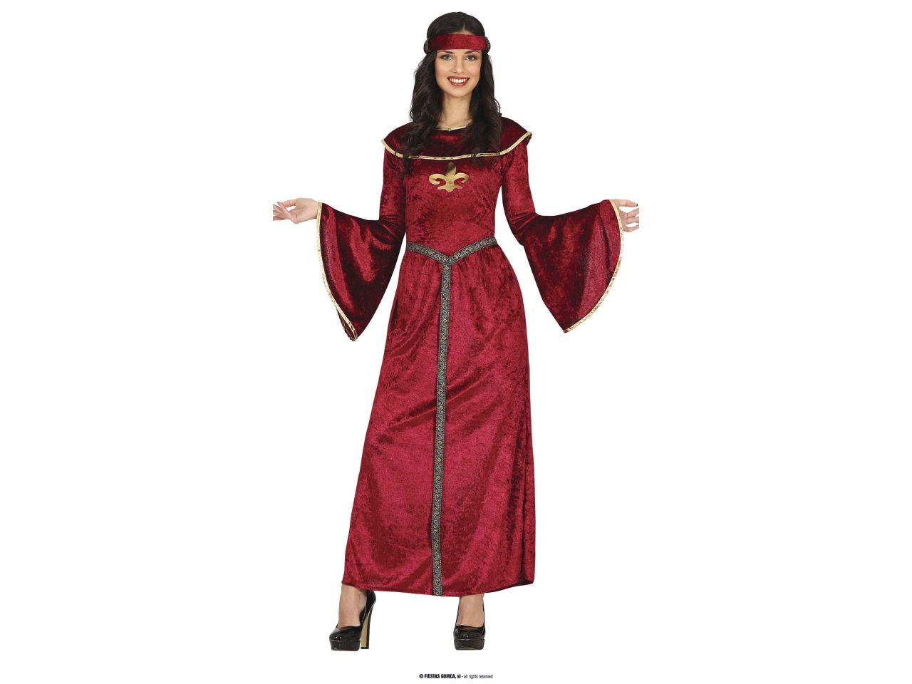 Costume da principessa medievale da adulta taglia 42-44 l
