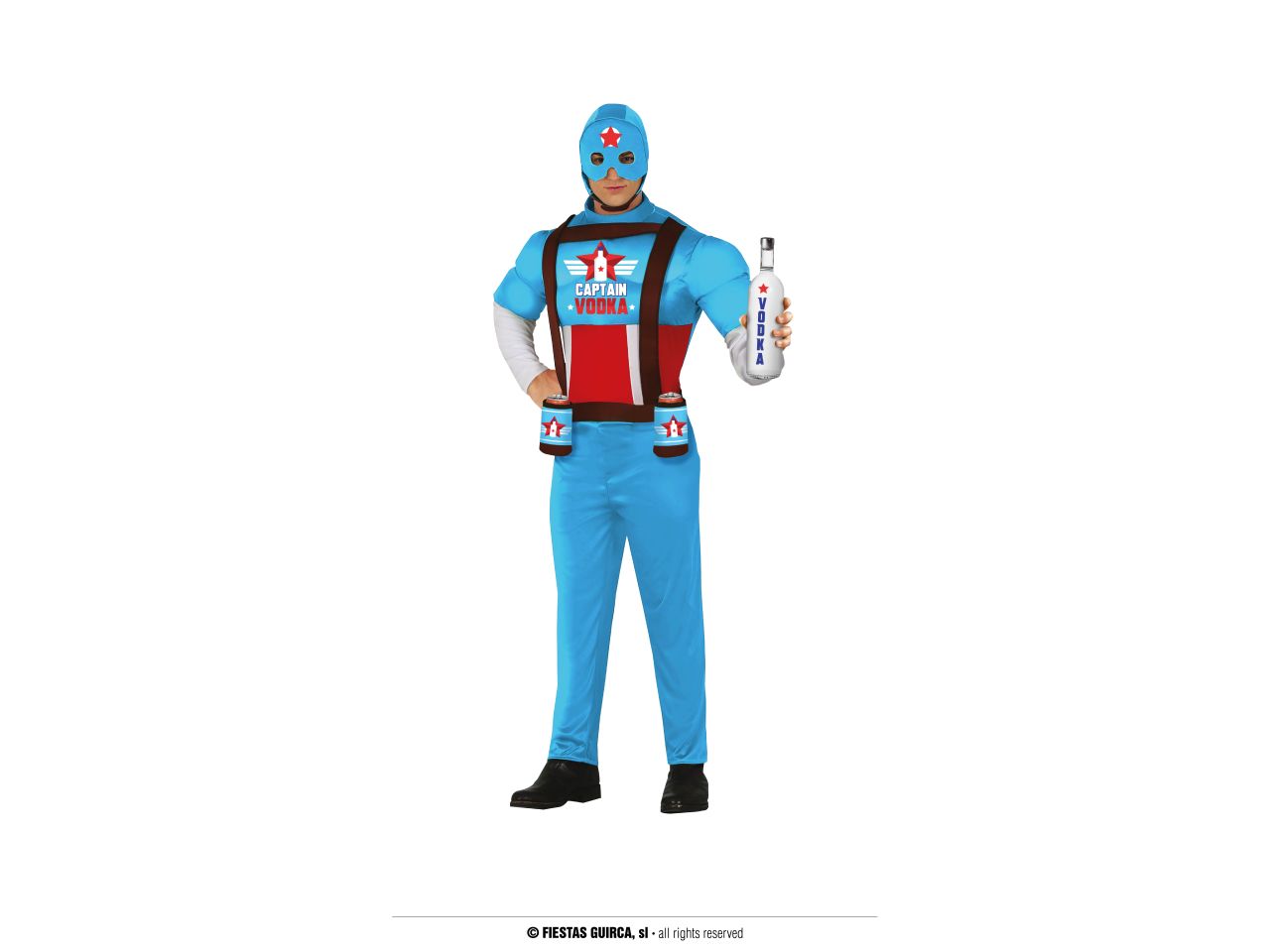 Costume da capitain vodka da adulto taglia 52-54 l