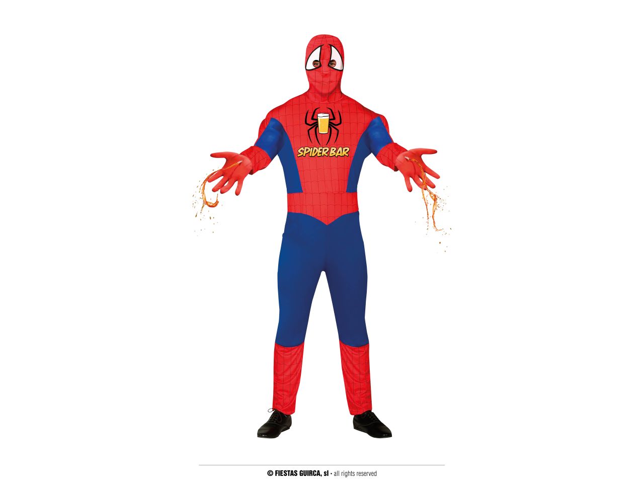 Costume da spider bar da adulto taglia 52-54 l