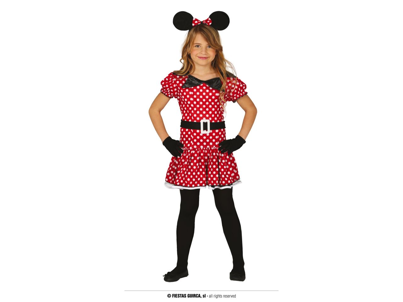 Costume da topolina da bambina taglia 3-4 anni