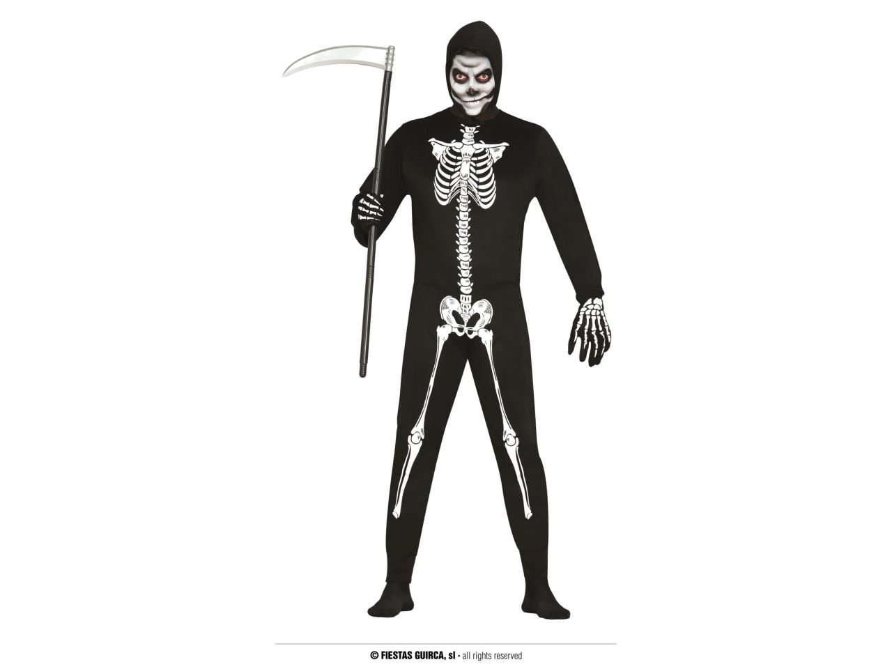 Costume scheletro uomo taglia 48-50