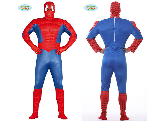 Costume da supereroe musculoso da adulto taglia m 48-50