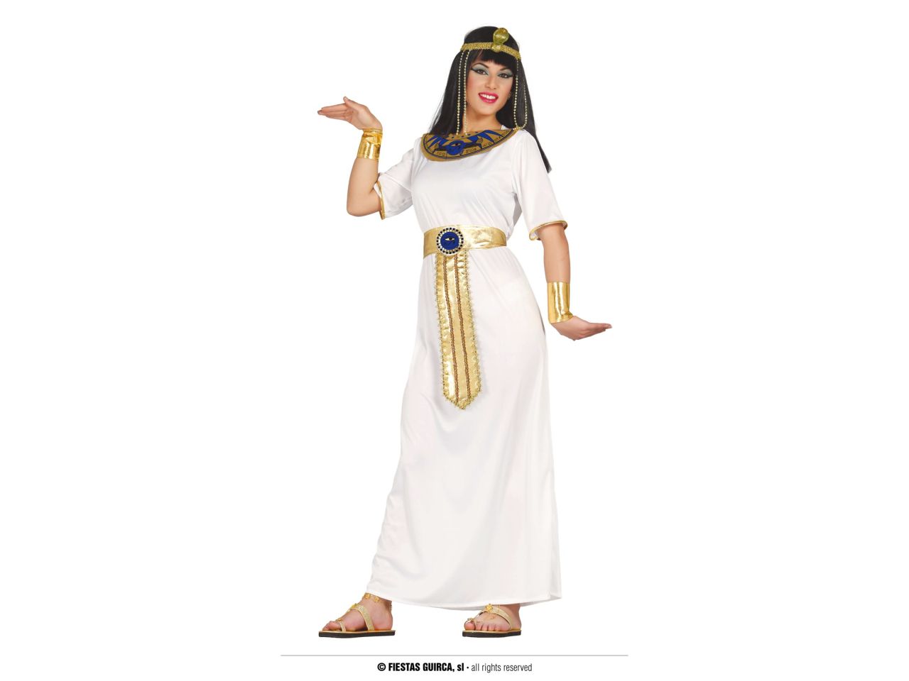 Costume da cleopatra da adulta taglia s 36-38