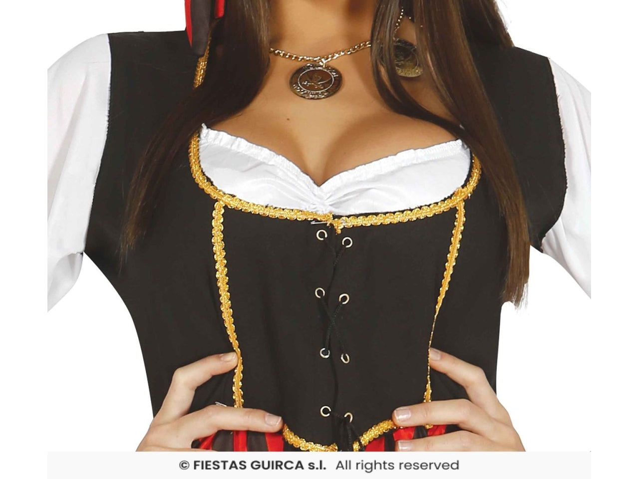 Costume pirata d'oltremare adulto s 36-38